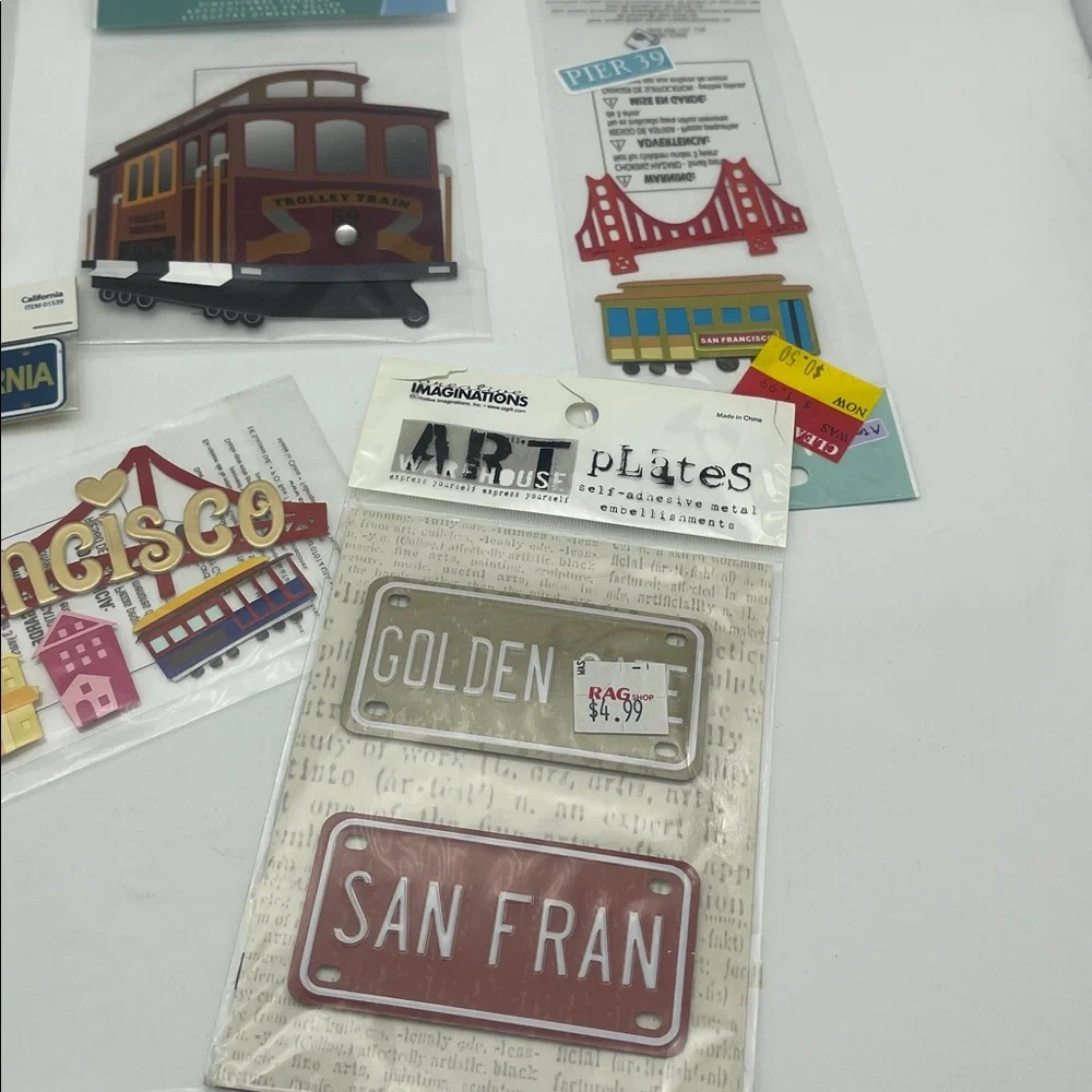 San Francisco Scrapbooking Supplies Embellishments Stickers Titles Travel New